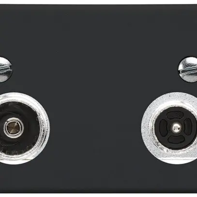 Prise d'antenne FLF Hager R-TV 14dB 2GHz noir 