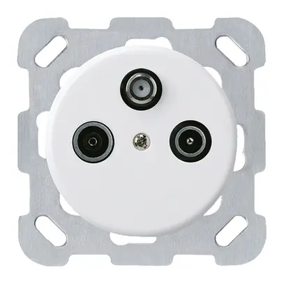 Prise ENC basico TV-R-SAT blanc 