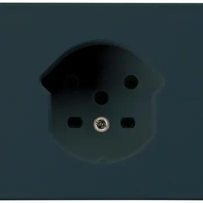 Presa tipo 15 INS Hager FLF morsetti a vite nero 