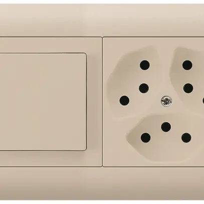 Combinazione INC I-I 3/1P+3×T13 kallysto.line beige orizzontale 