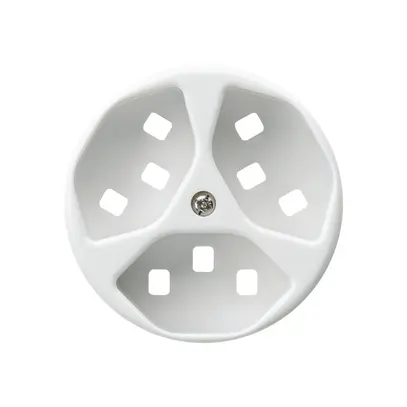 Disco frontale per presa Hager basico 3×tipo 23 H bianco 