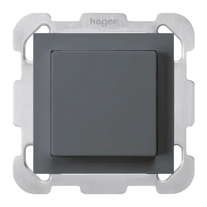 Poussoir ENC kallysto AR anthracite avec plaque de fixation 