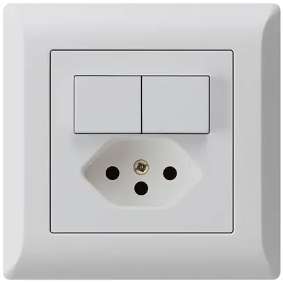 UP-Kombination 2×A-R/1P+T13 hellgrau kallysto.line mit Kinderschutz 