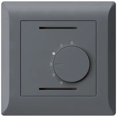 Termostato ambiente INC kallysto.line antracite senza interruttore 