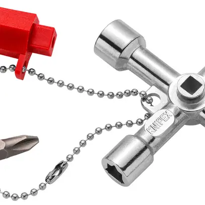 Chiave per armadio elettrico KNIPEX 76mm 