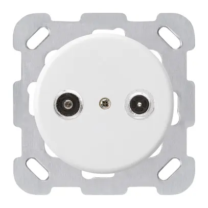 Presa d'antenna INC basico TV-R mont.B 19dB 2GHz bianco 