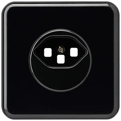 Kit frontale INC basico tipo 23 86×86mm nero con protezione bambini 