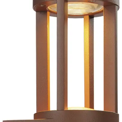 Applique LED SLV SLOTS WALL, 6.3W 340lm 3000K IP44 rouille 