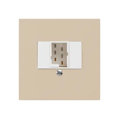 Insert pour prise de raccordement kallysto 1×TT83 beige 