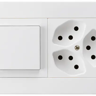 Combinaison ENC I-I 3/1P+3×T13 blanc kallysto.pro horiz. 