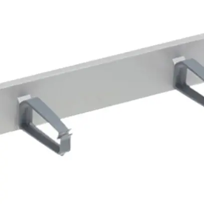 Kabelführungsplatte 1HE 19" grau R&M 