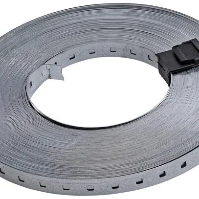 Bande perforée ELBRO, zingué, longueur 45m, 17×0.6mm 