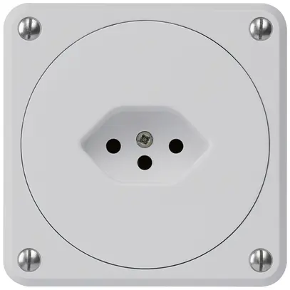 Presa INC robusto tipo 13 grigio senza copercchio 