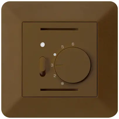 Thermostate d'ambiance ENC kallysto.trend brun avec interrupteur 