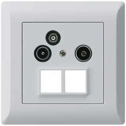 Presa antenna INC R/TV/dati kallysto.line HMS 2GHz 19db grigio chiaro 