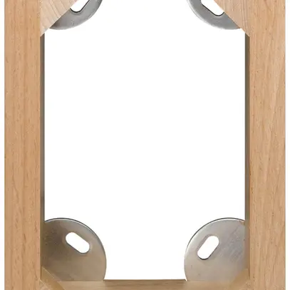 Cadre AP Hager FLF 2×2 bois laqué 