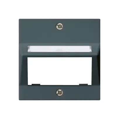 Piatta frontale kallysto per modulo multimedia uscita obliquo duroplast an 