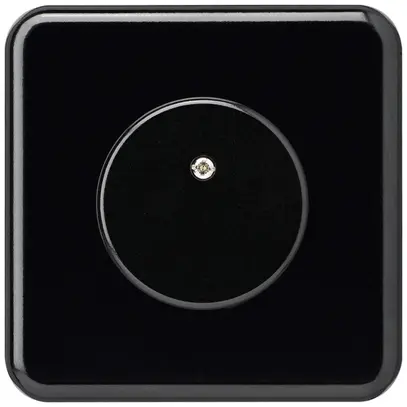 Placca d'otturazione INC basico Ø43mm nero 