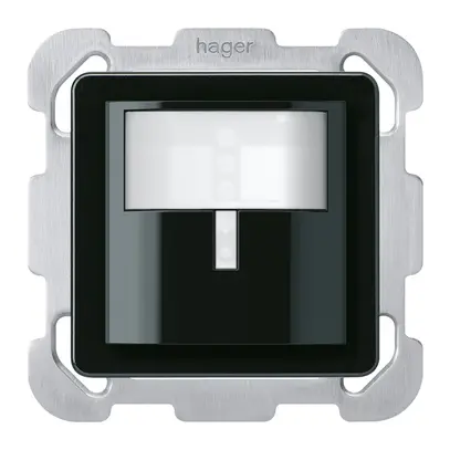 Rilevatore di movimento INC Hager basico B stazione secondaria nero 