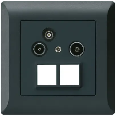 Presa antenna INC R/TV/dati kallysto.line HMS 2GHz 19db nero 