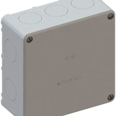 Scatola di derivazione AP IP54 vuota grigio 