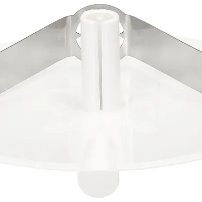 Rosace de plafond MH clips à ressort+entrée enfichable Ø98×9mm blanc 