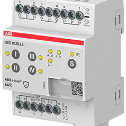 Ingresso binario KNX AMD ABB BE/S10.20.3.2 10-canali verifica del contatto 
