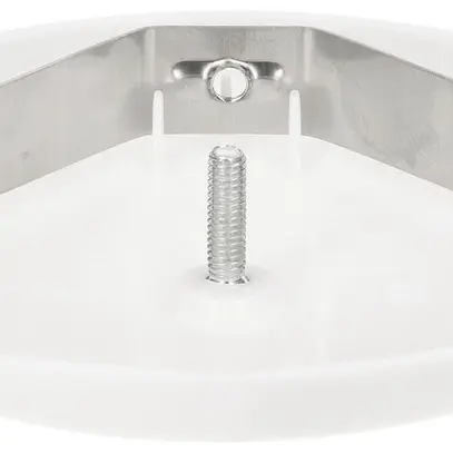 Rosace de plafond MH clips à ressort Ø95×13mm blanc 