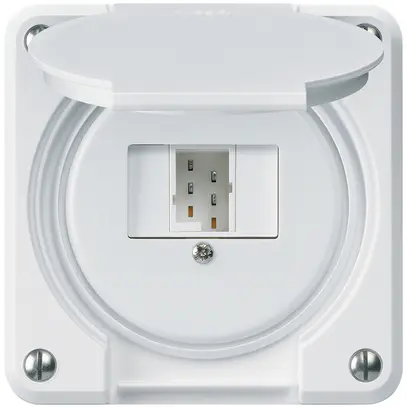 Scatola di raccordo INC robusto IP55 bianco 1×TT83 per combinazione 
