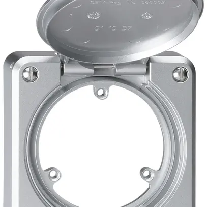 Partie supérieure robusto avec clapet aluminium 3 points avec disque de réduc. 