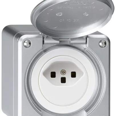 Prise AP robusto type 23 aluminium 