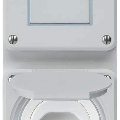 Combinaison ENC Hager robusto I-I verticale 3/1L+type 13, gris 