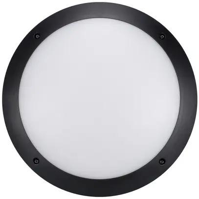 Plafoniera LED Sylvania START SURFACE 12W 1150lm 3000K IP66 cp Ø300mm nero 