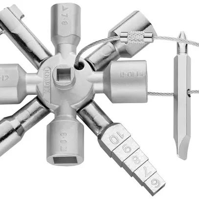 Chiave per armadio elettrico KNIPEX TwinKey 