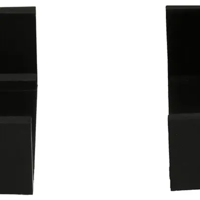 Set di supporti MH Swiss-Line nero 50×52×25mm 