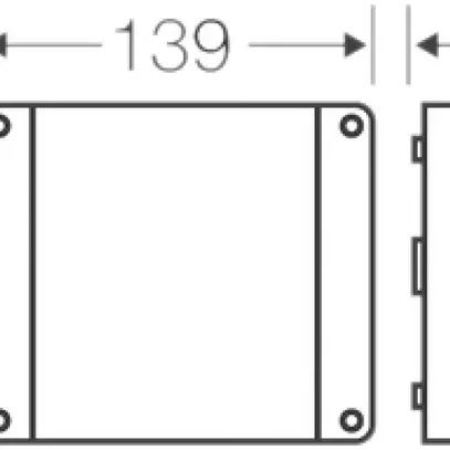 Scatola di derivazione AP Hensel DP9220 
