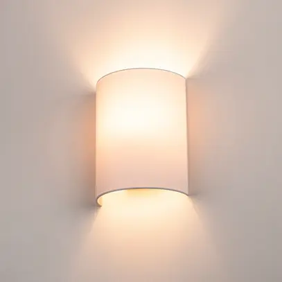 Leuchtenschirm SLV FENDA Ø230×305mm, halbrund, weiss 