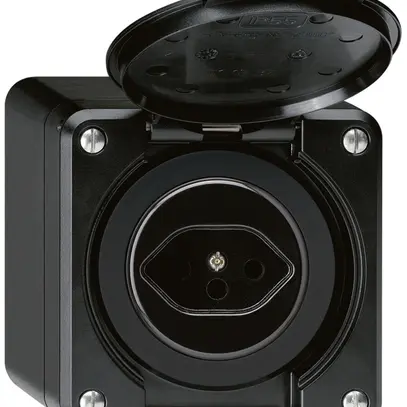 Prise AP robusto type 13 noir 