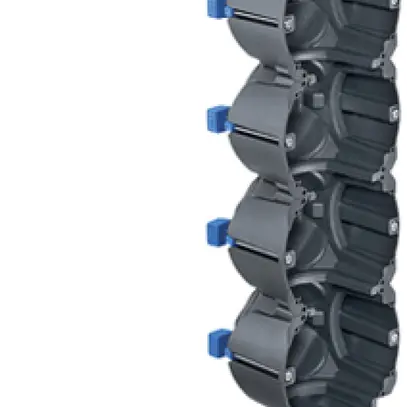 Scatola per parete cava HSB D83, grd. 4×1, 265×83×65mm TFI 850°C 