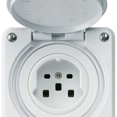 Prise ENC robusto type 25 blanc 