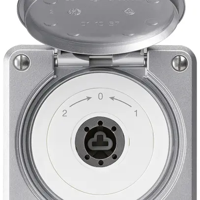 Contatto rotativo a chiave INC robusto IP55 all con coperchio s.cilindro inv. 