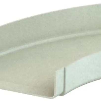 Coude horizontal Niedax 150×80mm 4 