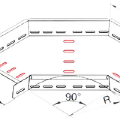 Angle Lanz 90° NW 400×60mm ZMA 