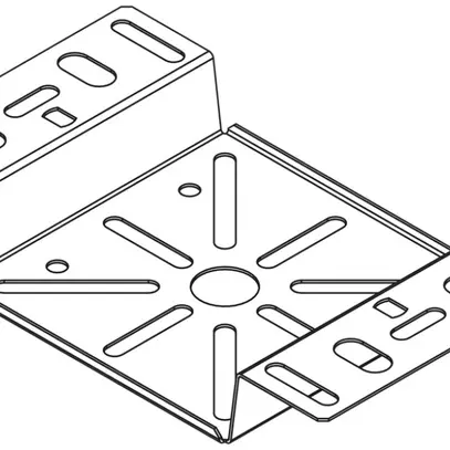 Piastra di montaggio per apparecchi Lanz singolo ZMA 