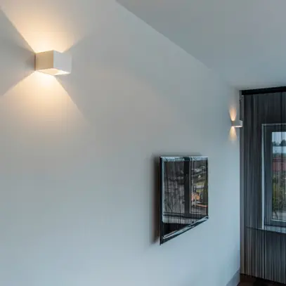 Applique LED SLV LOGS IN, 5W IP20 blanc 