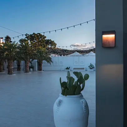 Lampada a muro LED SLV FLATT 14W 3000K 500lm IP65 antracite/legno 