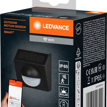 Sensore di movimento LEDVANCE SMART+WIFI apparente PIR Accu 5V IP65 nero 