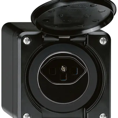 Presa AP robusto tipo 23 nero 