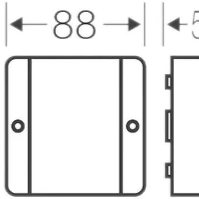 Scatola di derivazione AP Hensel DP9025 