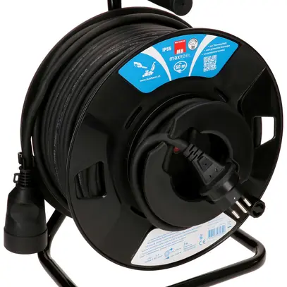 Avvolgicavo MH maxReeL 1×T13 3×1.5mm² 50m IP55 nero 
